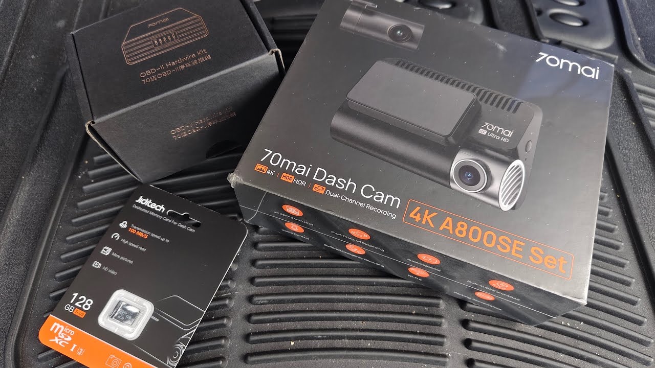 70mai A800SE | afffordable dashcam na may 4k resolution w/ parking surveillance 