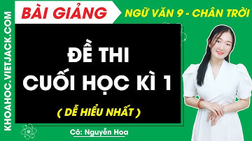 Đề thi cuối học kì 1 - Ngữ văn 9 - Chân trời sáng tạo (DỄ HIỂU NHẤT)