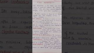 Linear programming class 12