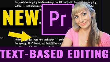 Premiere Pro NEW FEATURE: Text Based Editing Will Save You Hours Editing!!