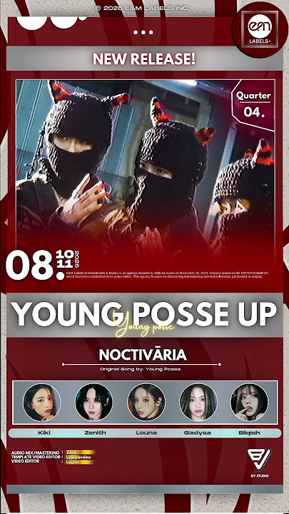 NOCTIVĀRIA - Young Posse Up (Original Young Posse) #kpop #cover #enmlabels #fyp #youngposse