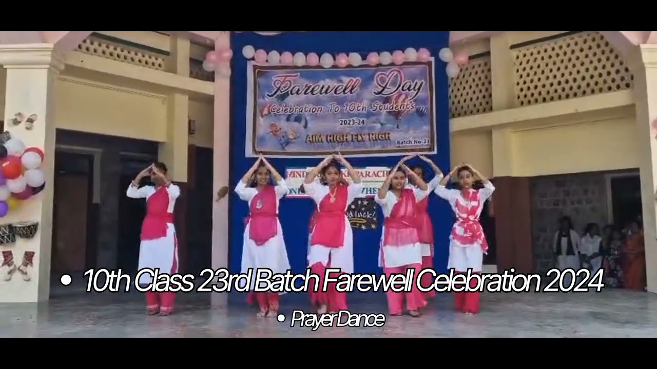 10th class 23rd batch farewell celebration_Prayer Dance 🙏🙏🙏🙏 - YouTube