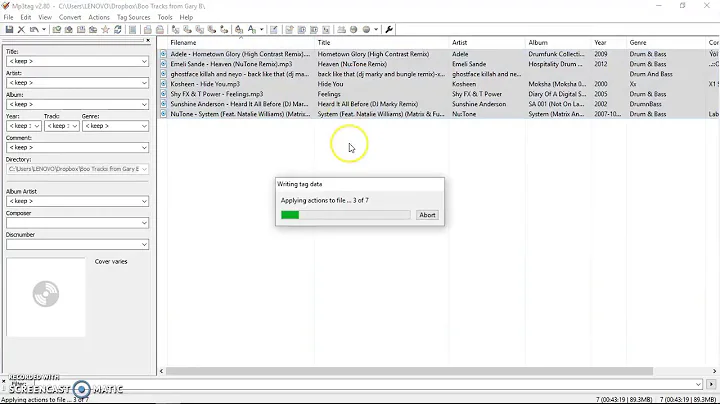 How to Batch Edit MP3's with Mp3Tag