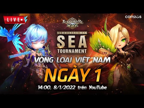 summoner wars  Update New  [VN][Live][SEA Tournament 2022] - Vòng loại Việt Nam - Ngày thi đấu thứ 1