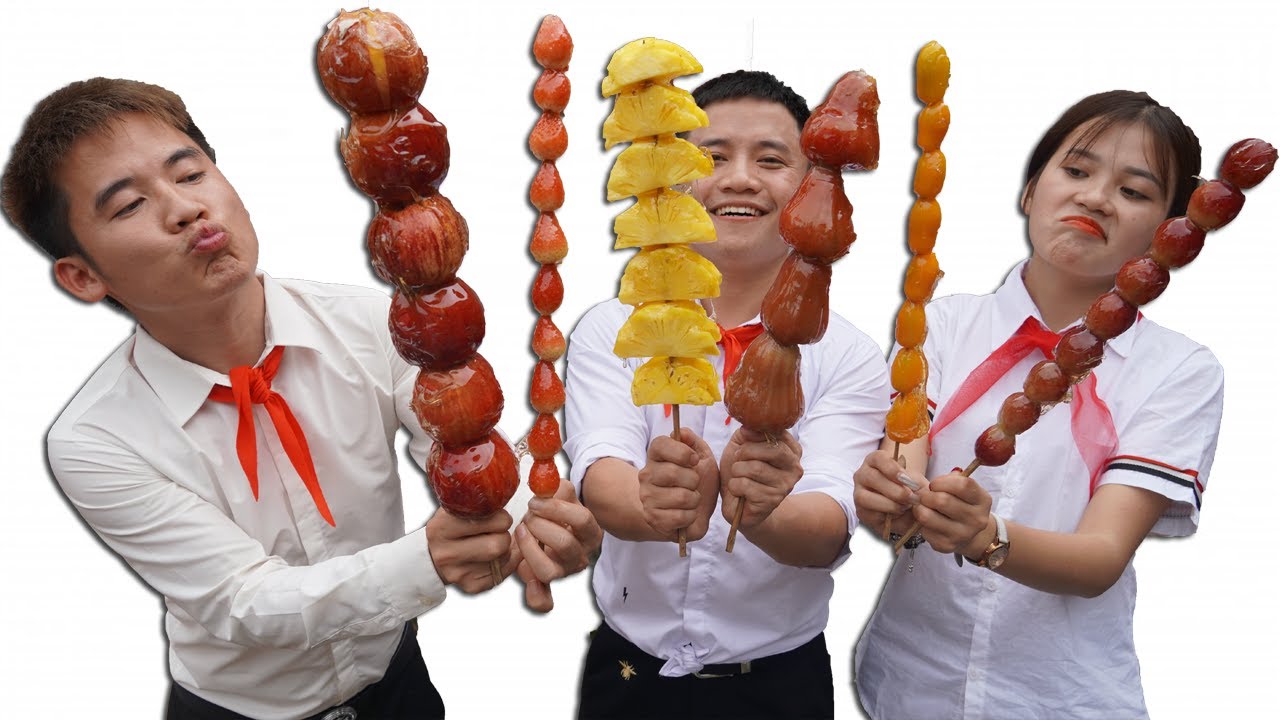 Hưng Troll | Trận Chiến Làm Kẹo Hồ Lô Từ Trái Cây Của Team Trẻ Trâu