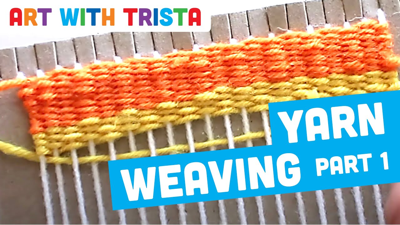 Yarn Weaving (Part 1) Art Tutorial - Art With Trista