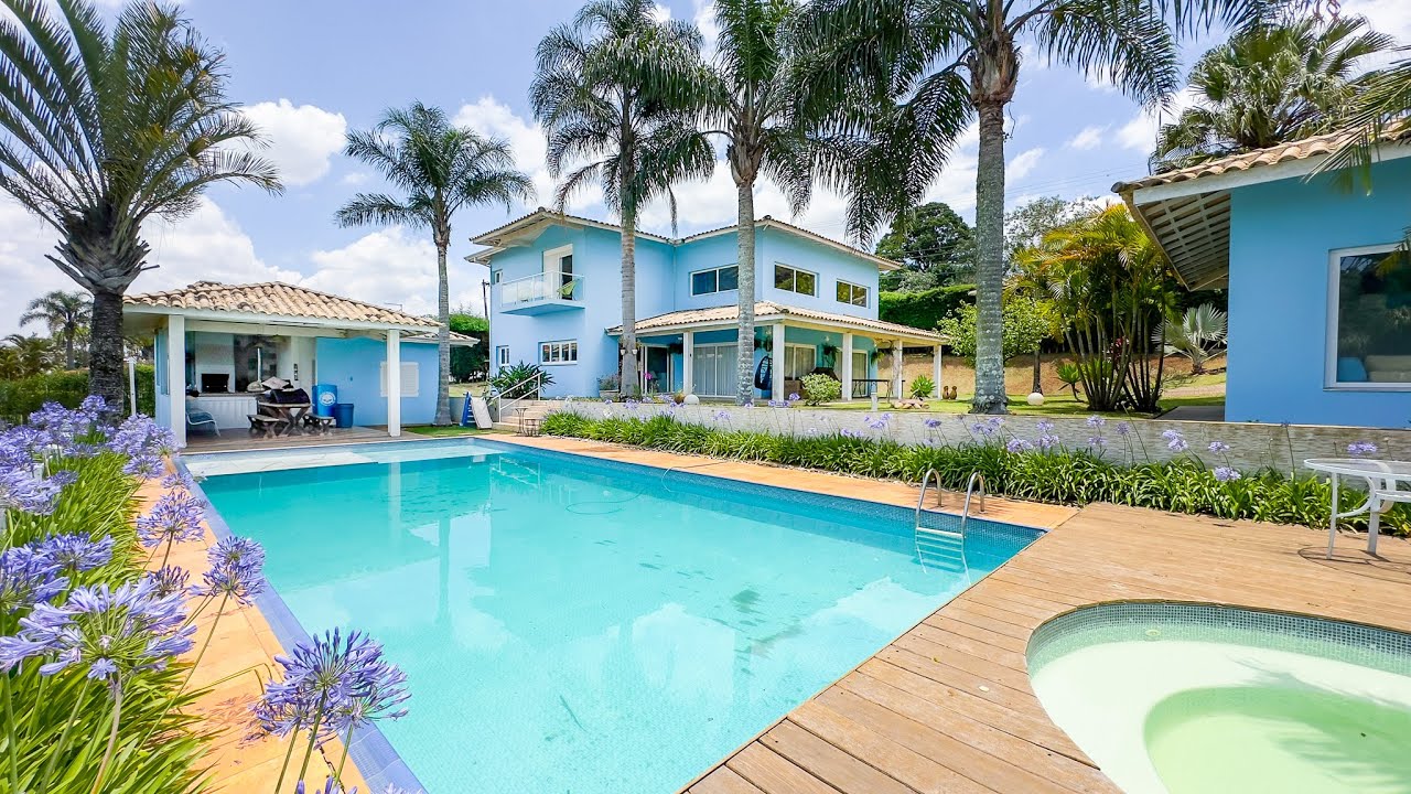 🏡 Luxo e Conforto Exclusivo | 5 Dormitórios, Piscina e Lazer Completo em Ibiúna-SP