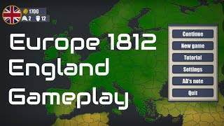 Europe 1812 | England Gameplay screenshot 4