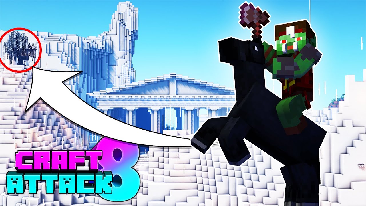 Ork zu Besuch in der Minecraft Qwüste von BastiGHG  🔨 Craft Attack 8 mit Croco #58