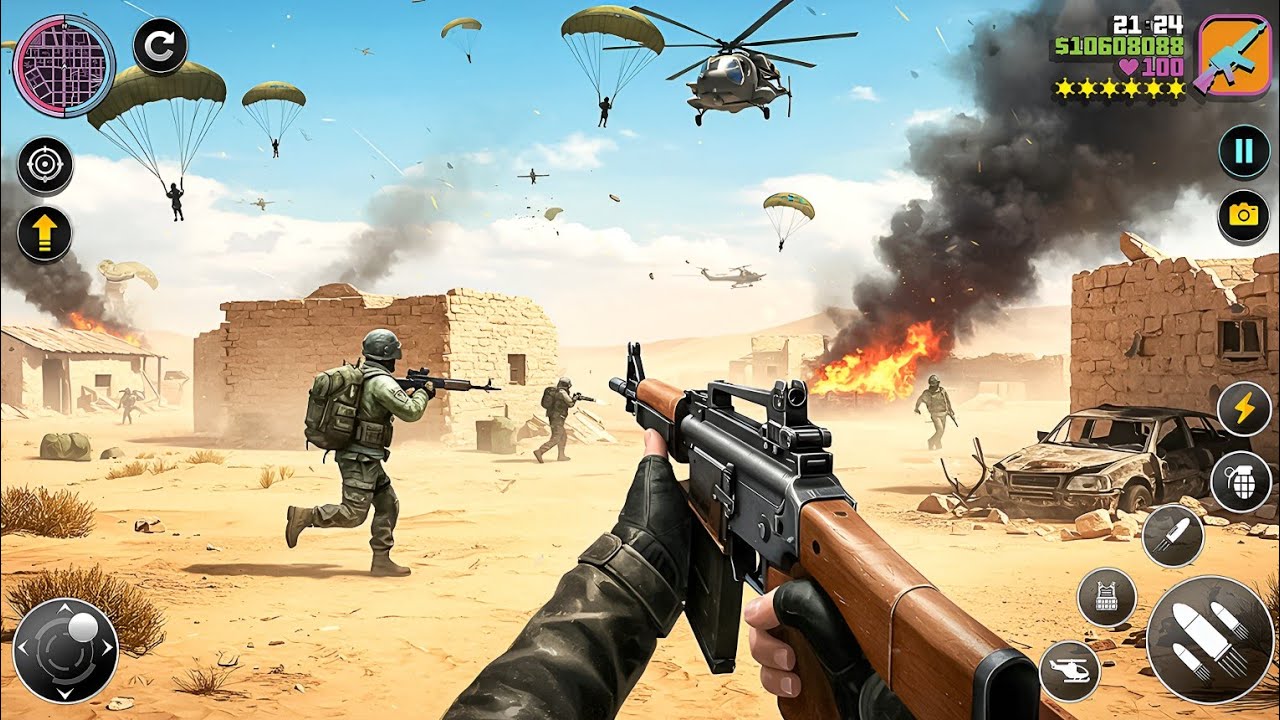 Антитеррористическая стрелялка - шутер от первого лица в жанре «коммандос» - геймплей на Android