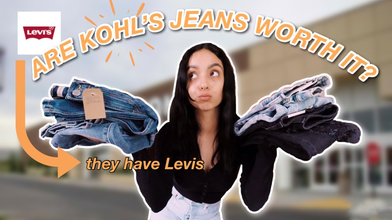 Are Kohl's Jeans Worth it? Honest Review & Try On Haul + Levis Jeans -  YouTube