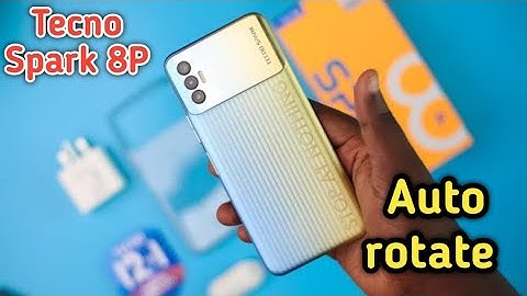 Auto Rotate Screen In Tecno Spark 8P, Rotate Screen Setting In Tecno Spark 8P,