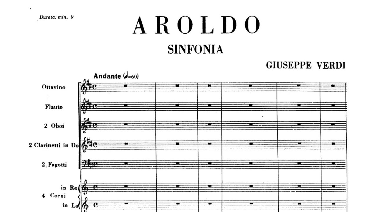 G. Verdi - Stiffelio / Aroldo ( Sinfonia ) - 1850 - YouTube