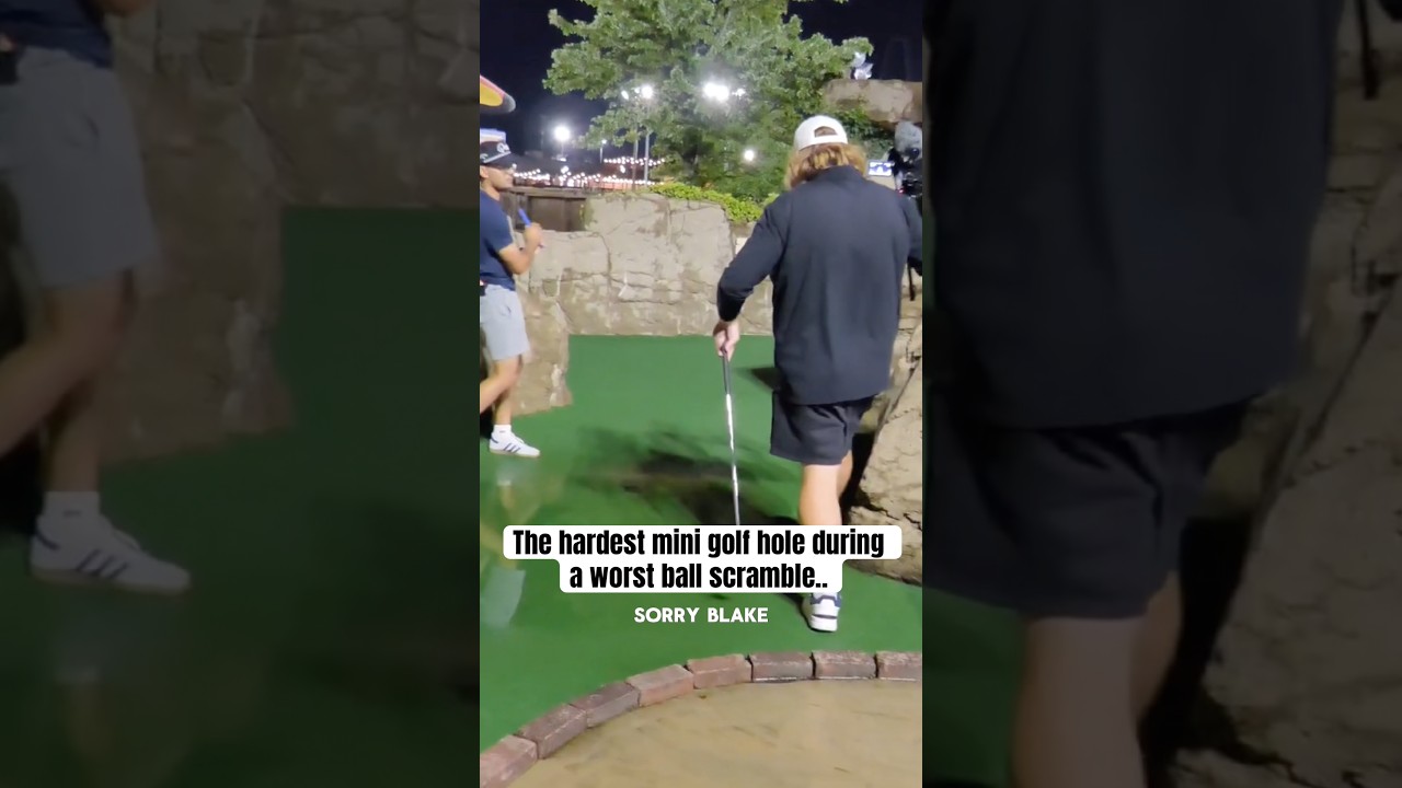 The Hardest Mini Golf Hole Ever? 😳