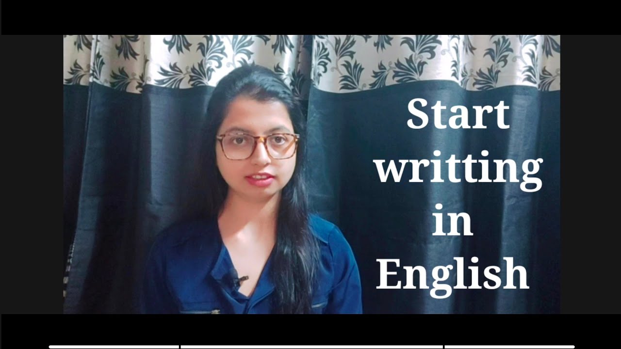 How to start writing in English for beginners. how to learn new words ...