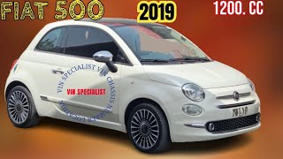 WHERE IS LOCATED FIAT 500 2019 VIN CHASSIS NUMBER HOW TO FIND OUT VIN #foryou 1200.CC