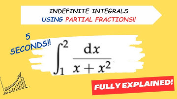 Master Indefinite Integrals in Minutes: A Step-by-Step Guide to Partial Fractions ∫dx/(x+x^2)