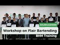 Workshop on Flair Bartending, BHM Training #ShubhashreeCollege #BBA #BHM