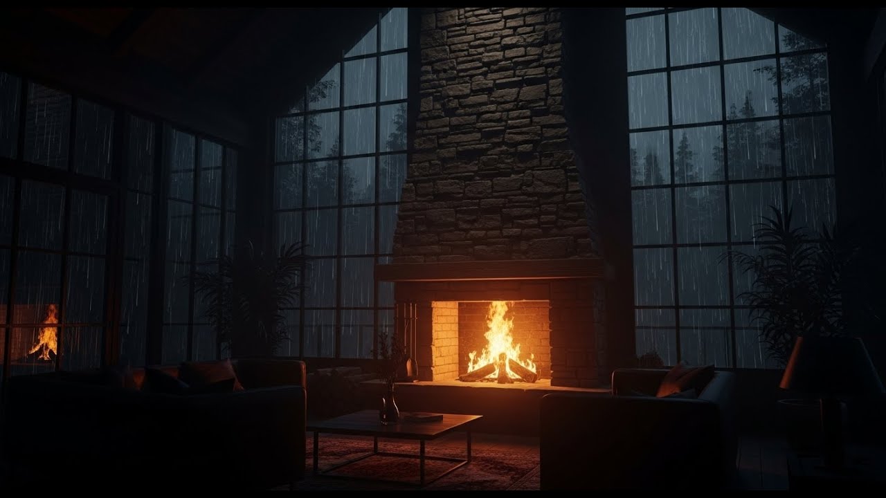 Calming Forest Rain Sounds with Soft Piano Music for Relaxation, Yoga, and Better Sleep