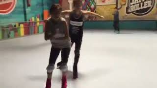 Karol y Ruggero ensayando \