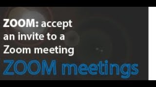 This zoom meeting video tutorial shows you how to accept an invitation
from the host join a meeting. first time ...