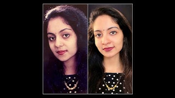 Ishani krishna recreating old photos of her mother |Sindhu krishna|Krishna Kumar | ishani krishna