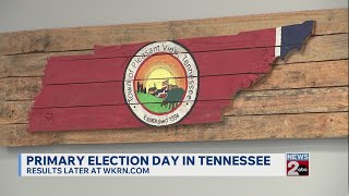 Primary election day in Tennessee