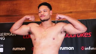 USYK'S SPARRING PARTNER FOR FURY & HEAVYWEIGHT BEAST MATTY HARRIS WEIGHS-IN AHEAD OF FIGHT NUMBER 5