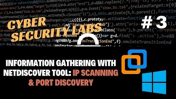 Kali Linux: Information Gathering with Netdiscover Tool: IP Scanning & Port Discovery