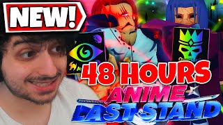 I Spent 48 HOURS on the NEW Raid Update in Anime Last Stand