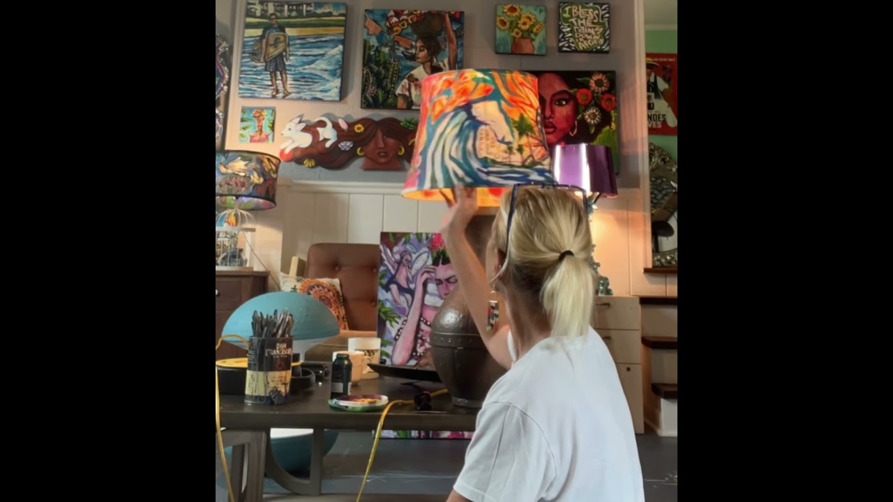Painting Lamp Shades