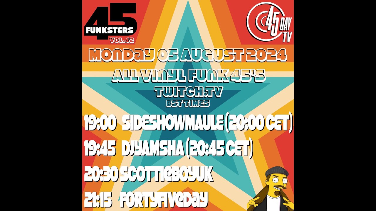 Come into The 45 Funksters - 45 Mins Of Funky 45's