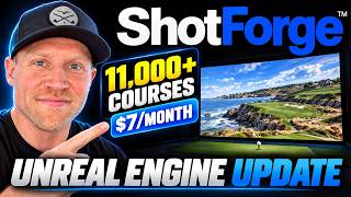 Full ShotForge Golf Simulator Software: New Unreal Engine Course Play Tested! News