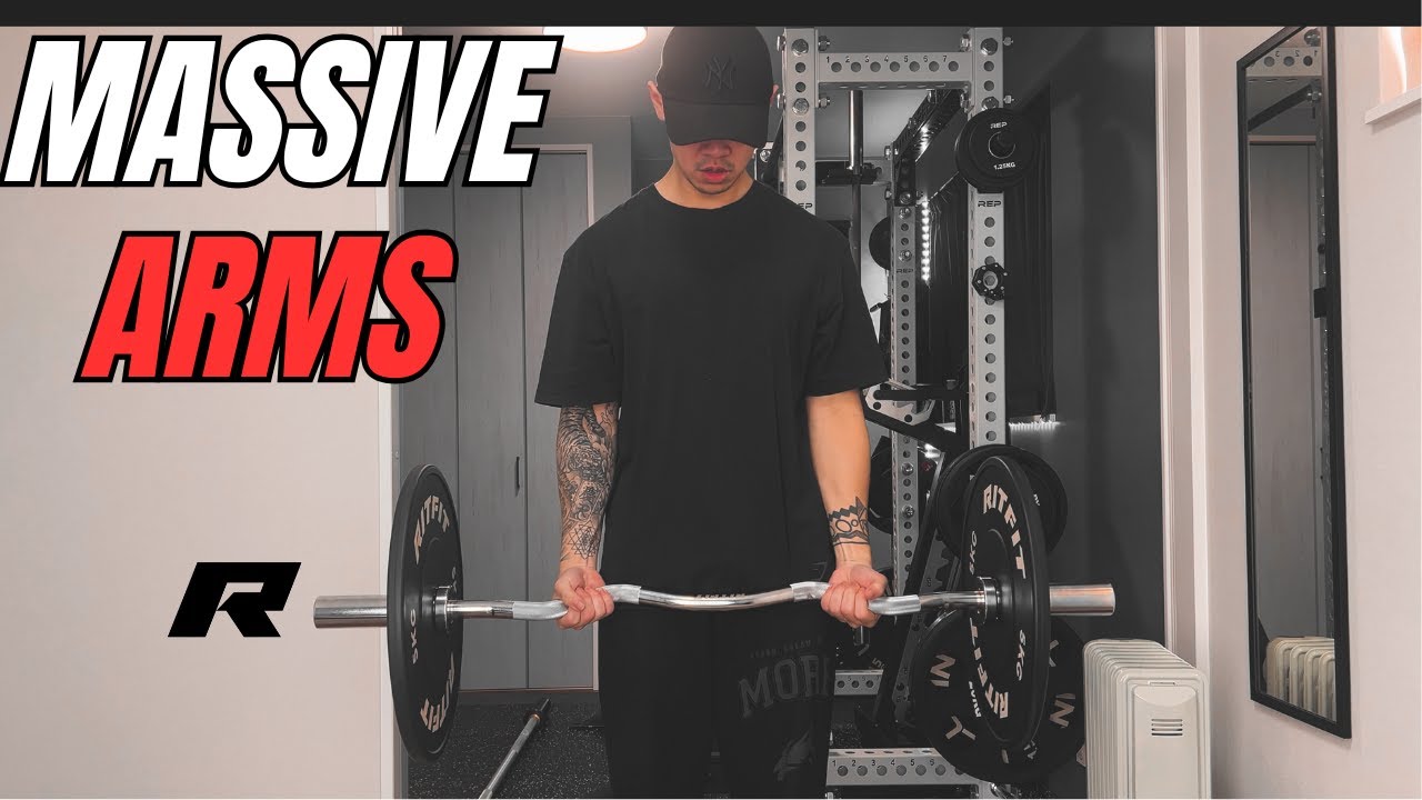 Why Every Home Gym NEEDS an EZ BAR | RITFIT curl bar review