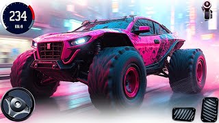 Extreme Car Driving Simulator | Pink Off-Road Racing Car Action - City Streets | Android Gameplay screenshot 5