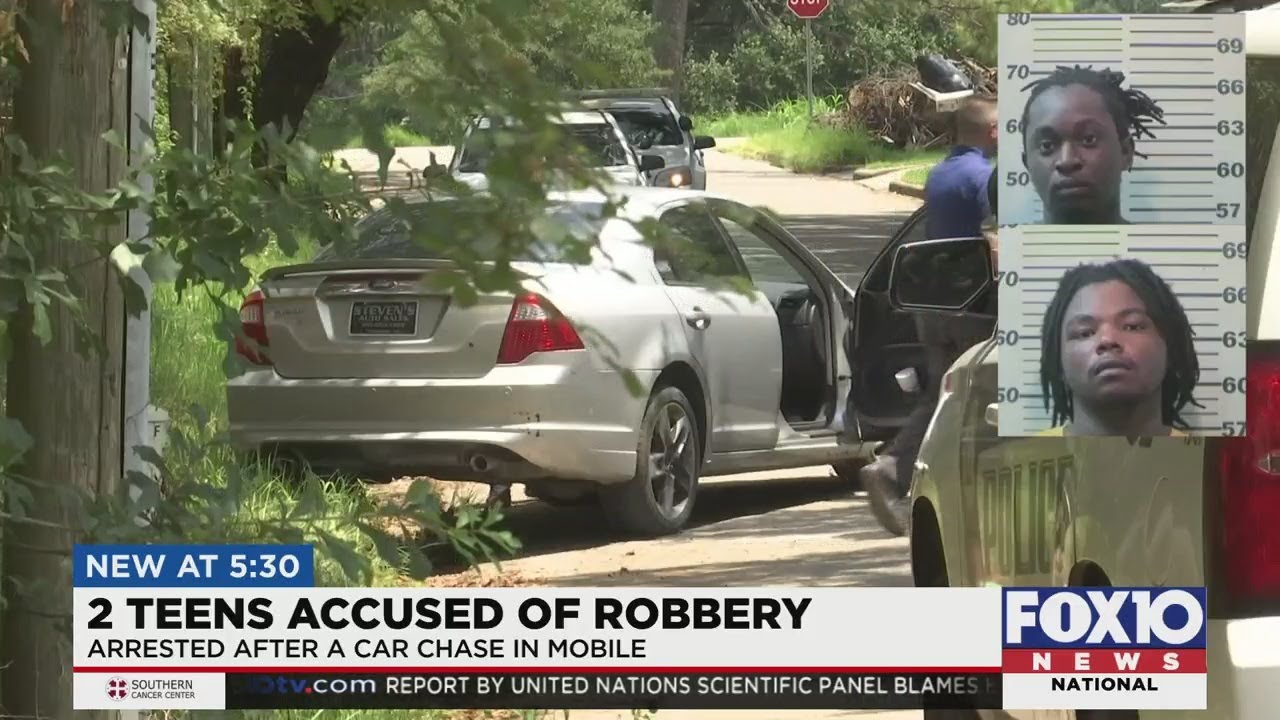 Teens arrested charged with robbery - YouTube