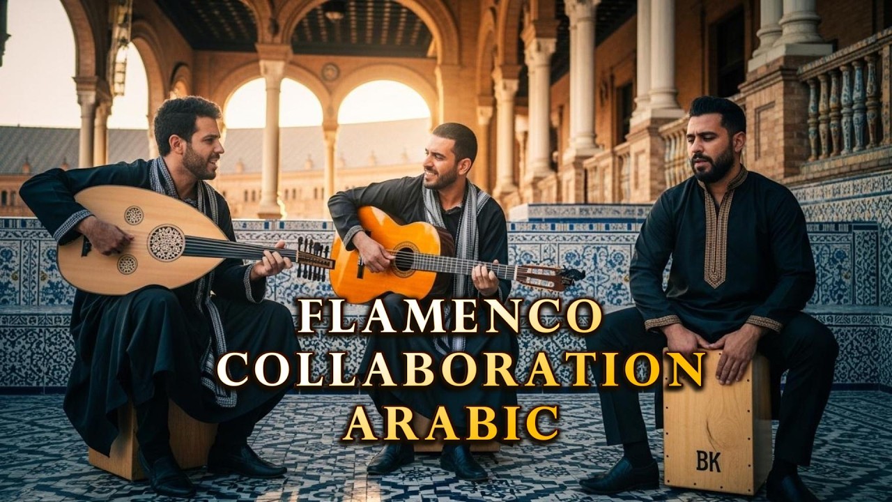 Arabic Spanish Fusion Instrumental – Romantic Flamenco Mood Music