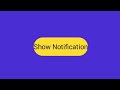 how to create notification in Aide/ android studio