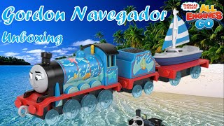 Gordon Navegador Unboxing - Thomas & Friends All Engines Go - Push Along - El James Original.