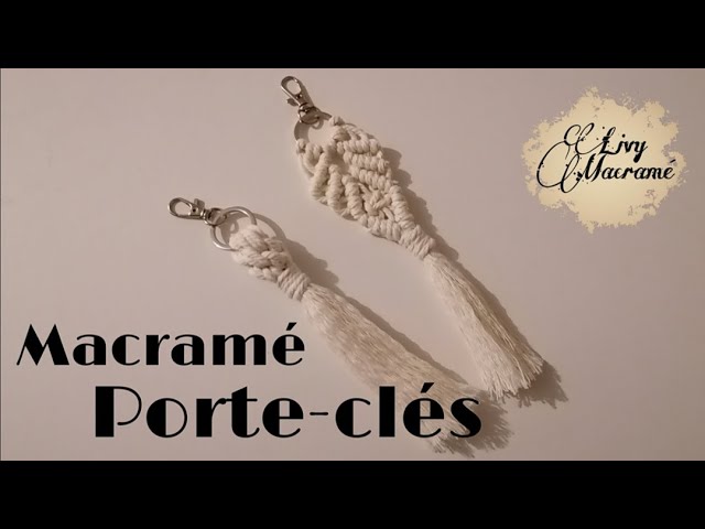 Mini porte-clés en macramé – Excellence NB