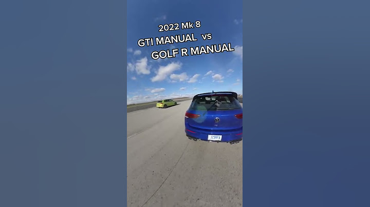 2022 VW GTI GAPPED by Golf R - Drag Race