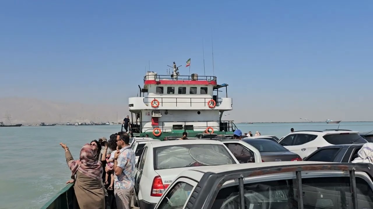 سفر با ماشین به قشم .ساخت لنج سنتیRoad Trip to Qeshm | Sea Crossing & Traditional Boat Building