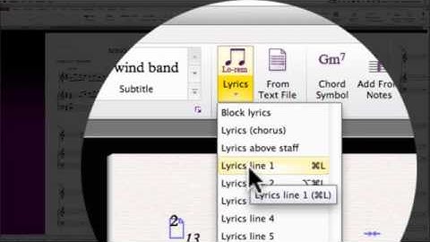 Piano Vocal Scores in Sibelius