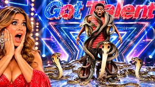 OMG! She Turned Into MULTIPLE Giant Snakes?! Everyone Lost It! 😱🐍🤯