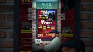 Ee Okka Idea Tho Customers Double 😳 (Real Garage Story) #poster #viral #youtubeshorts