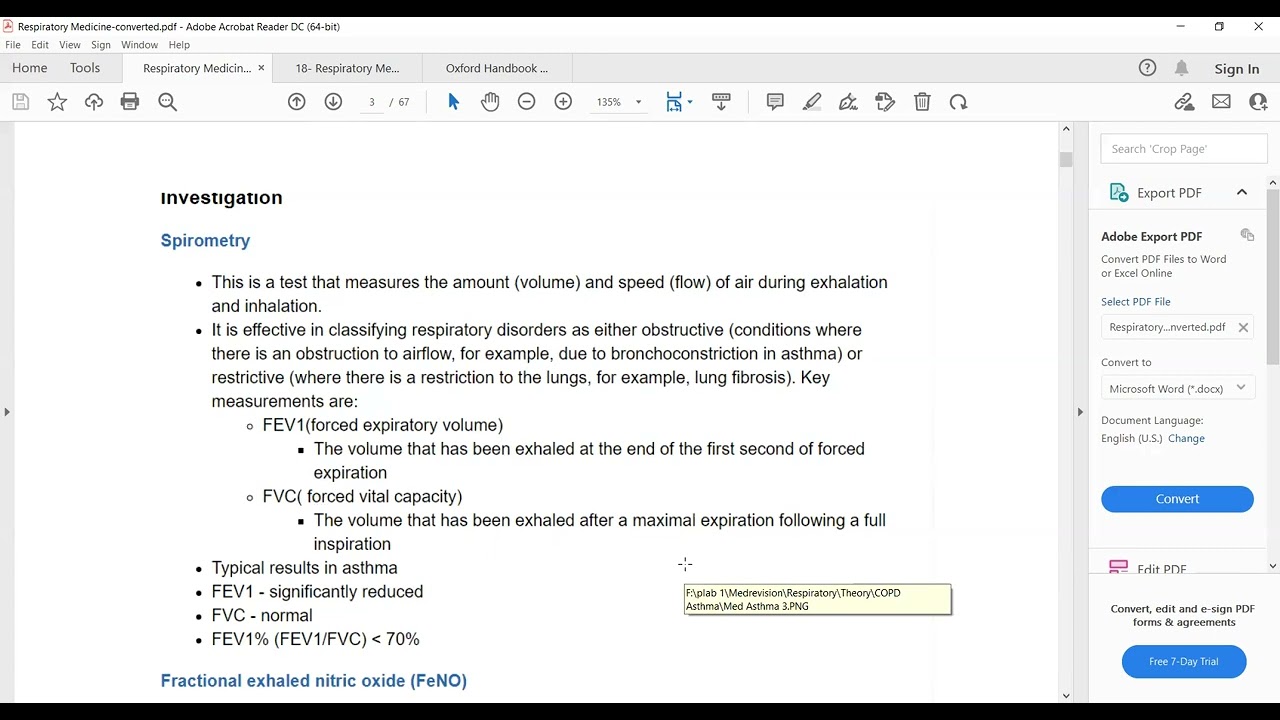 Plab 1 Lectures Respiratory Part 1: Asthma Managment NICE guidelines