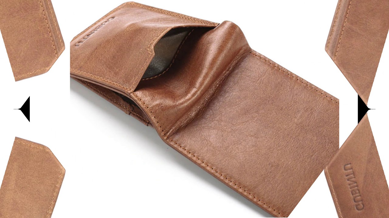 Кошелёк "GUBINTU" из натуральной лошадиной кожи с Алиэкспресс за 450 рублей