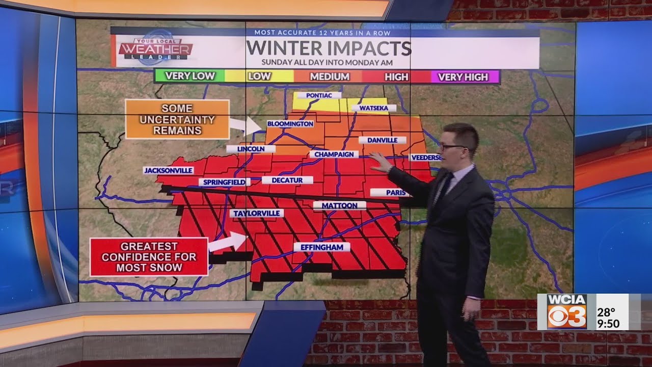 Jacob: "Quick hit of snow tonight, winter storm potential increasing Sunday"
