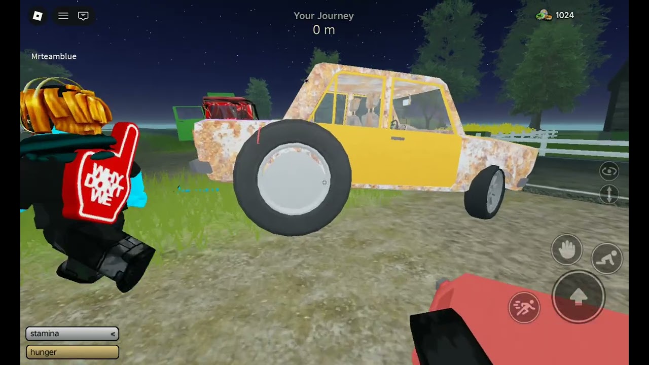 Playing dusty trip with my friend ( stupid cars)