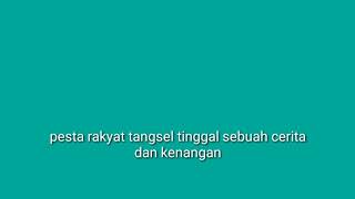 Adu bedug pesta rakyat tangsel dahulu kala 🤣🤣